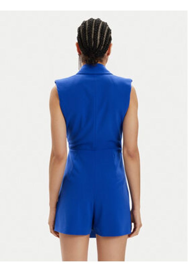 Patrizia Pepe Kombinezon 2T0058/A049-CA01 Granatowy Regular Fit. Kolor: niebieski. Materiał: syntetyk