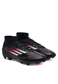 Adidas - adidas Buty do piłki nożnej F50 League Mid Firm/Multi-Ground JI0435 Czarny. Kolor: czarny. Materiał: materiał #4