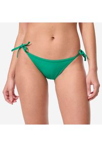 Dół kostiumu kąpielowego damski Decathlon Sofy. Kolor: zielony. Materiał: poliester, elastan, poliamid, materiał #1