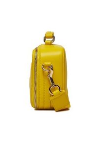 TOMMY HILFIGER - Tommy Hilfiger Torebka Iconic Tommy Camera Bag AW0AW15689 Żółty. Kolor: żółty. Materiał: skórzane