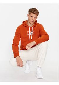 New Balance Bluza NB Essentials Hoodie MT33508 Brązowy Regular Fit. Kolor: brązowy. Materiał: bawełna, syntetyk #4