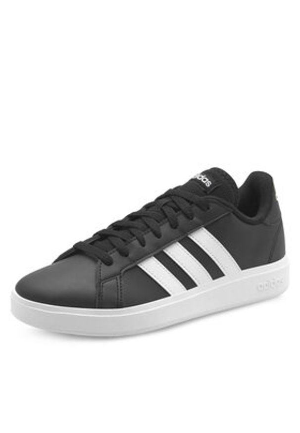 Adidas - adidas Sneakersy GRAND COURT BASE 2.0 GW9262 Czarny. Kolor: czarny. Materiał: materiał