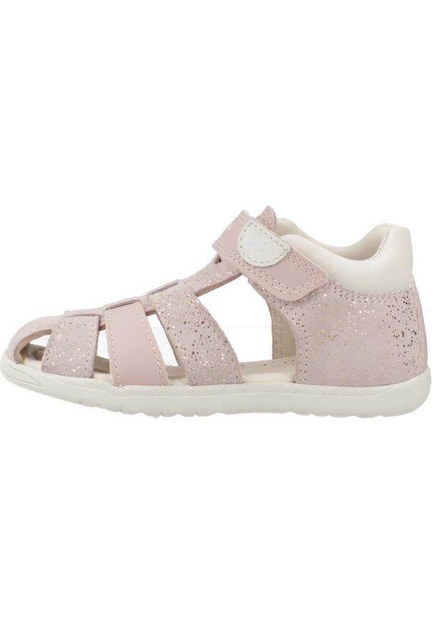 Sandały Geox Model B Sandal Macchia Gir Kolor Rose. Kolor: różowy. Materiał: skóra