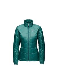 Damska kurtka puchowa Black Diamond Solution 2.0. Kolor: zielony. Materiał: puch. Sezon: zima. Sport: narciarstwo