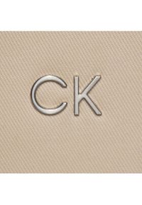 Calvin Klein Torebka Re-Lock Seasonal Xbody Sm_Canvas K60K611793 Écru