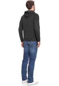 Mustang - MUSTANG BLUZA Application Hoodie PHANTOM 1006364 4087. Typ kołnierza: kaptur. Wzór: napisy #3