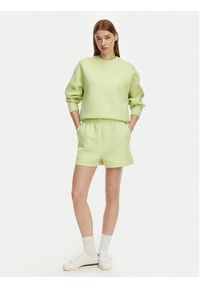 Lacoste Bluza SF0046 Zielony jasny Oversize. Kolor: zielony. Materiał: bawełna #2