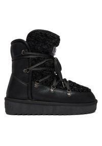 D.Franklin Śniegowce DFSH370004 Czarny. Kolor: czarny. Materiał: skóra #1