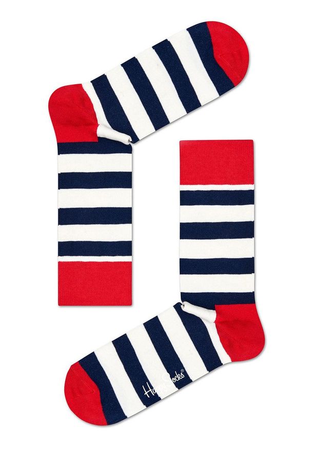 Happy-Socks - Happy Socks - Skarpety Gift Box (3-pak). Kolor: niebieski