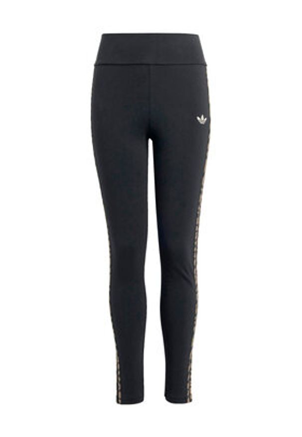 Adidas - adidas Legginsy 3-Stripes KD3289 Czarny Slim Fit. Kolor: czarny. Materiał: bawełna