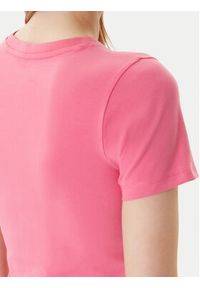 Guess Jeans T-Shirt W4YI04 J1314 Różowy Slim Fit. Kolor: różowy. Materiał: bawełna #3