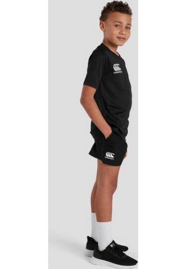 CANTERBURY - Koszulka dla dzieci Canterbury Club. Typ kołnierza: polo. Kolor: czarny. Styl: młodzieżowy