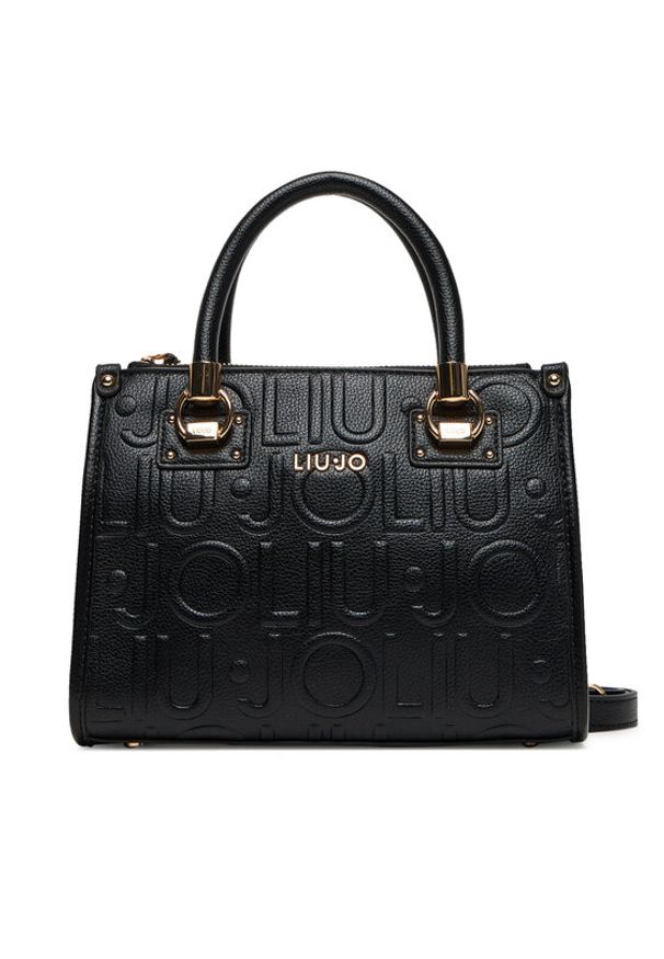Liu Jo Torebka Ecs S Satchel AF5163 E0538 Czarny. Kolor: czarny. Materiał: skórzane
