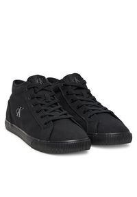 Calvin Klein Jeans Sneakersy Ess Vulc Mid Mg Canvas YM0YM01210 Czarny. Kolor: czarny. Materiał: materiał #6