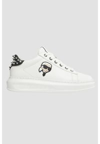 Karl Lagerfeld - KARL LAGERFELD Białe sneakersy Karpi NFT Stud Tab. Kolor: biały #1