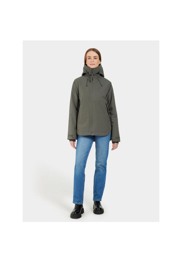 Kurtka ocieplana damska Didriksons Jennie Jacket 2. Kolor: zielony