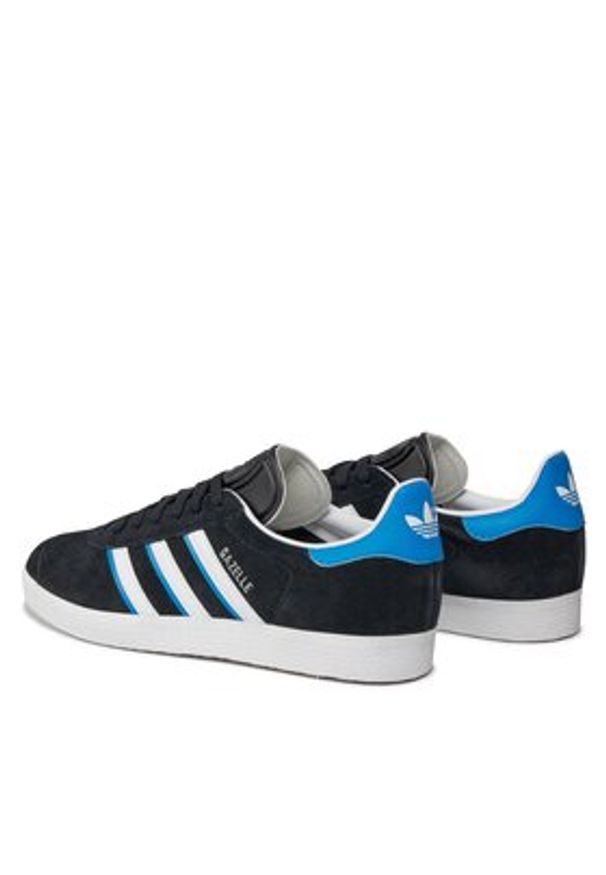 Adidas - adidas Sneakersy Gazelle IG6193 Czarny. Kolor: czarny. Materiał: zamsz, skóra. Model: Adidas Gazelle