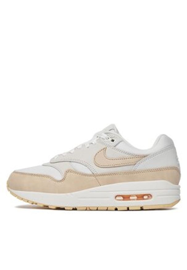 Nike Sneakersy Air Max 1 Premium FB5060 100 Beżowy. Kolor: beżowy. Materiał: nubuk, skóra. Model: Nike Air Max