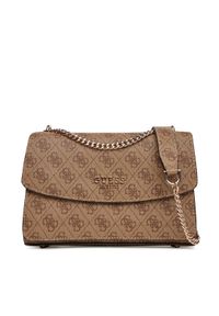 Guess Torebka Calista HWSG73 34210 Brązowy. Kolor: brązowy. Materiał: skórzane
