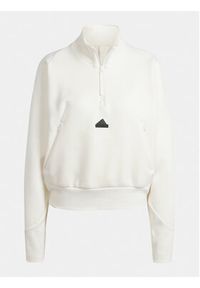 Adidas - adidas Bluza Z.N.E. IS3898 Biały Loose Fit. Kolor: biały. Materiał: bawełna #3