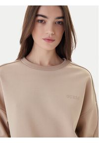 Guess Bluza V6RQ96 KCX22 Beżowy Regular Fit. Kolor: beżowy. Materiał: syntetyk #2