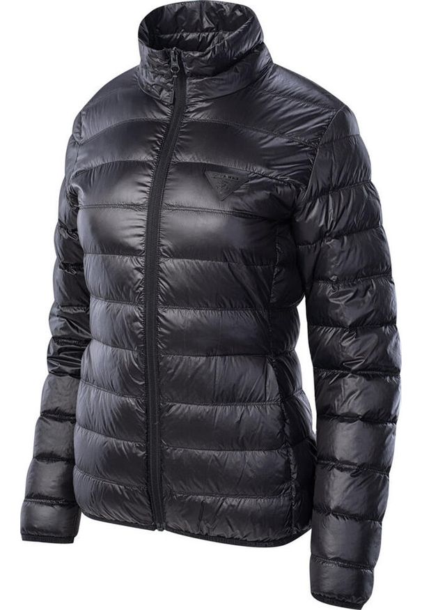 Damska kurtka puchowa Iguana Blanca. Kolor: czarny. Materiał: puch. Sport: turystyka piesza