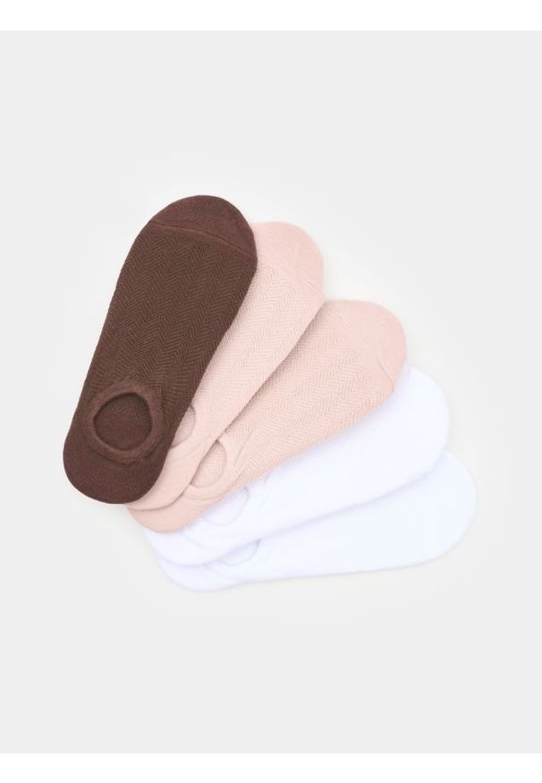 Sinsay - Skarpetki stopki 5 pack - wielobarwny