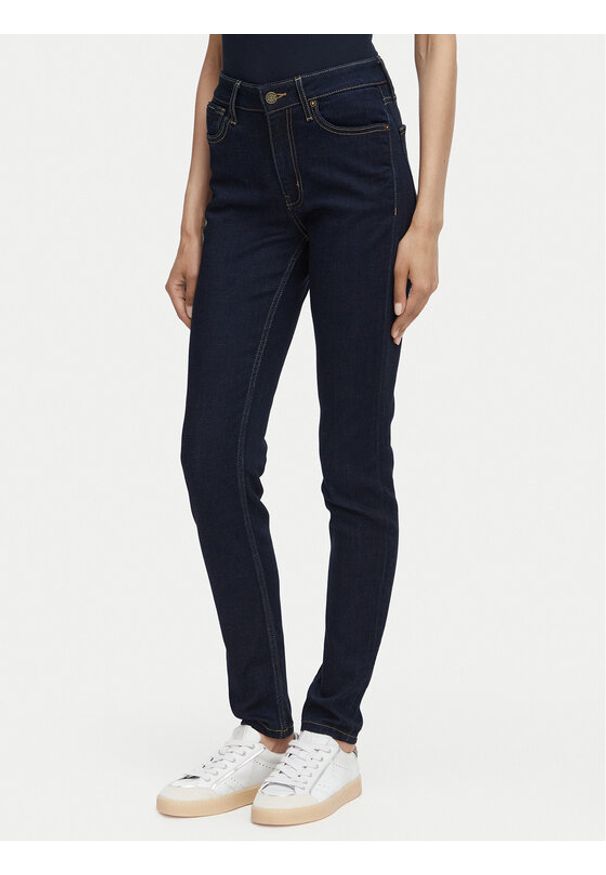 Guess Jeans Jeansy W5YA92 D7041 Granatowy Skinny Fit. Kolor: niebieski