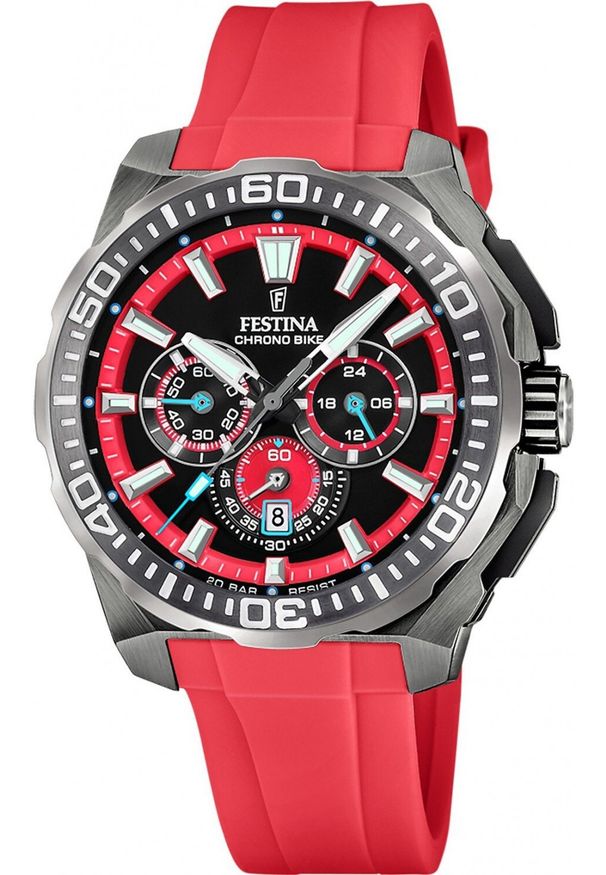 Zegarek męski Festina F20725-5 różowy. Kolor: różowy