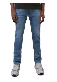 Marc O'Polo Jeansy M21920712142 Niebieski Shaped Fit. Kolor: niebieski