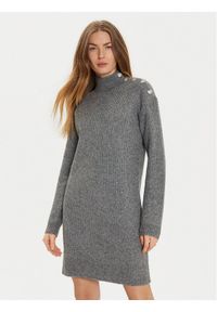 Morgan Sukienka dzianinowa 242-RMSTORI Szary Loose Fit. Kolor: szary. Materiał: syntetyk #1