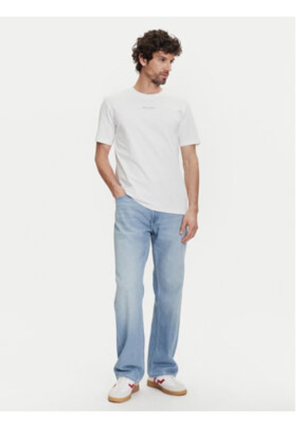 Marc O'Polo T-Shirt B21 2012 51382 Biały Regular Fit. Typ kołnierza: polo. Kolor: biały. Materiał: bawełna