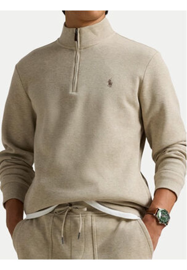 Polo Ralph Lauren Bluza 710909883010 Beżowy Regular Fit. Typ kołnierza: polo. Kolor: beżowy. Materiał: bawełna