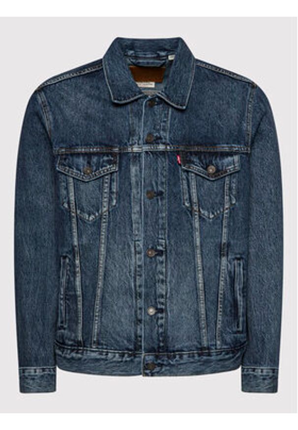 Levi's® Kurtka jeansowa Trucker 72334-0573 Granatowy Regular Fit. Kolor: niebieski. Materiał: bawełna
