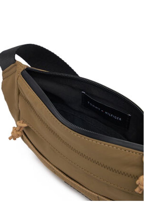 TOMMY HILFIGER - Tommy Hilfiger Saszetka Th Colour Bumbag AM0AM13220 Khaki. Kolor: brązowy. Materiał: materiał, nylon