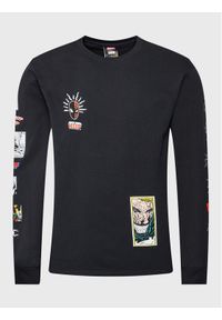 HUF Longsleeve MARVEL Spidey Sense TS02054 Czarny Regular Fit. Kolor: czarny. Materiał: bawełna. Długość rękawa: długi rękaw. Wzór: motyw z bajki #1