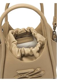 Karl Lagerfeld - KARL LAGERFELD Torebka B2W30053 Beżowy. Kolor: beżowy. Materiał: skórzane #2