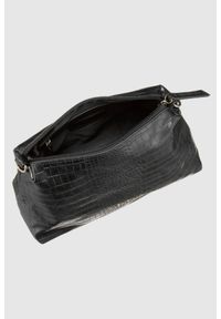 Valentino by Mario Valentino - VALENTINO Mała czarna torebka Wool. Kolor: czarny. Materiał: skórzane. Rodzaj torebki: na ramię #6