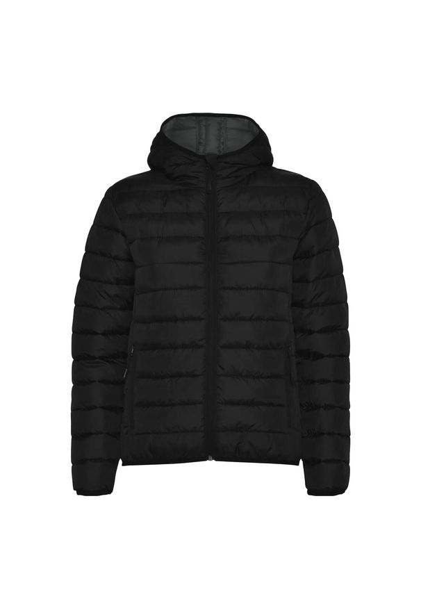 ROLY - Womens/Ladies Norway Slim Padded Jacket. Kolor: czarny. Materiał: puch. Sport: turystyka piesza