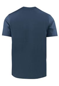 Męska Koszulka (T-Shirt) - Pako Jeans - Granatowa, Motyw Regatowy, Żeglarski. Okazja: na co dzień. Kolor: niebieski. Materiał: bawełna. Wzór: nadruk. Styl: casual #3