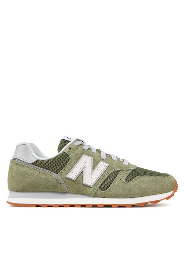 New Balance Sneakersy ML373SI2 Zielony. Kolor: zielony. Materiał: zamsz, skóra. Model: New Balance 373
