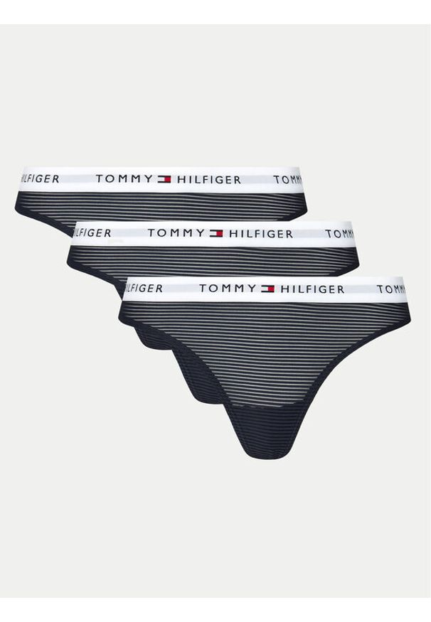 TOMMY HILFIGER - Tommy Hilfiger Komplet stringów UW0UW05532 Kolorowy. Materiał: syntetyk. Wzór: kolorowy