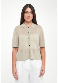 Armani Exchange - Sweter damski z kołnierzem polo ARMANI EXCHANGE. Typ kołnierza: polo #4