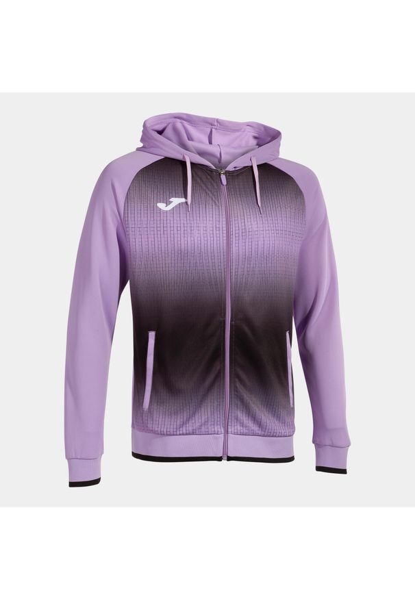 Bluza dresowa z kapturem Joma Tiger V. Typ kołnierza: kaptur. Kolor: fioletowy, wielokolorowy, czarny. Materiał: dresówka. Sport: fitness, piłka nożna