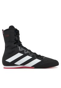 Adidas - adidas Buty bokserskie Box Hog 4 IH2730 Czarny. Kolor: czarny. Materiał: materiał