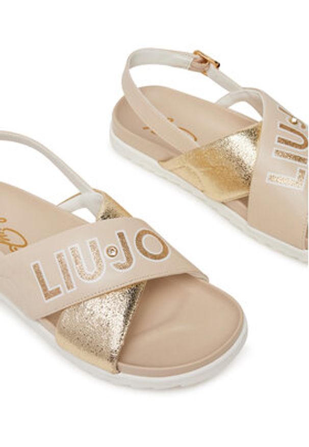 Liu Jo Sandały Nora 926 4A5313 EX298 Beżowy. Kolor: beżowy. Materiał: skóra