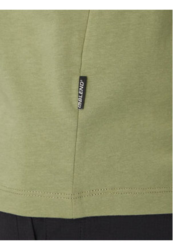 Blend T-Shirt 20718304 Zielony Regular Fit. Kolor: zielony. Materiał: bawełna