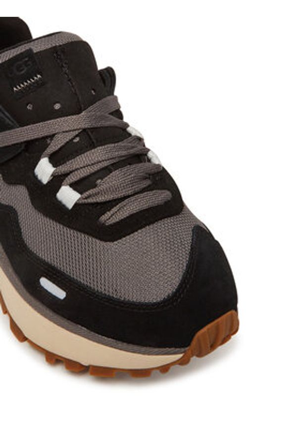 Ugg Sneakersy W Retrofi Low 1167491 Czarny. Kolor: czarny. Materiał: skóra, zamsz