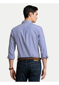 Polo Ralph Lauren Koszula 710928254008 Niebieski Slim Fit. Typ kołnierza: polo. Kolor: niebieski. Materiał: bawełna #4