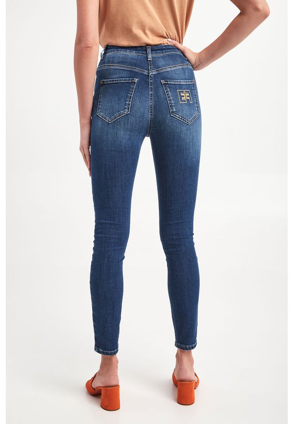 Elisabetta Franchi - Jeansy ELISABETTA FRANCHI. Stan: podwyższony